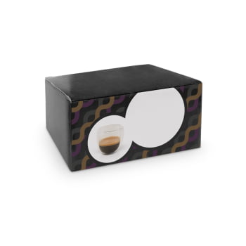 Conjunto Café Personalizado Vidro Isotérmico 75 ML SP93873 Brinde Personalizado