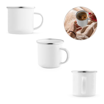 Caneca Personalizada em Esmalte para Sublimação 350 ML SP94319 Brinde Personalizado