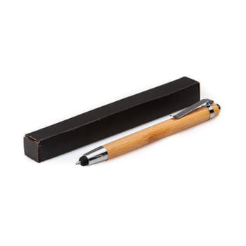 Caneta Personalizada Bambu SMCE-76003 Brindes Personalizados