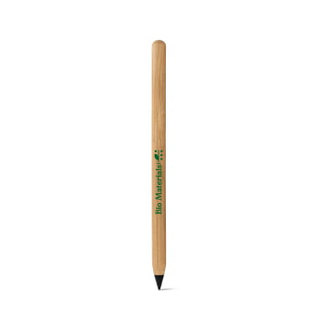 Caneta Personalizada Metálica em Bambu Sem Tinta SP91773 Brinde Personalizado