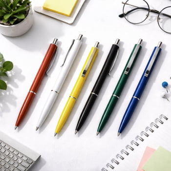 Caneta Personalizada Plástica X09110 Brinde Personalizado