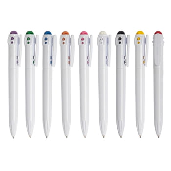 Caneta Personalizada Plástica X15196C Brinde Personalizado