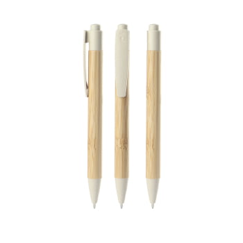 Caneta Personalizada Sustentável Bambu CB10884 Caneta Bambu