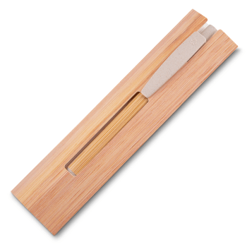 Caneta Personalizada Sustentável Bambu CB10884 Caneta Bambu