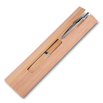 Caneta Personalizada Sustentável Bambu CB12948 Caneta Bambu