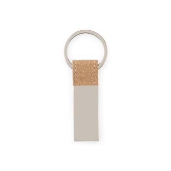 Kit Porta Cartões e Chaveiro Personalizado Metal e Cortiça SP95099 Brinde Personalizado