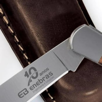 Canivete Personalizado Aço Inox SMCN-00603 Brindes Personalizados