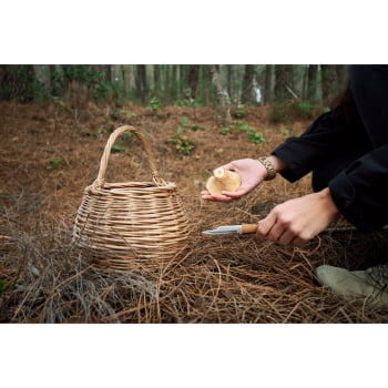 Canivete Personalizado Aço Inox e Bambu SP94367 Brindes Personalizados