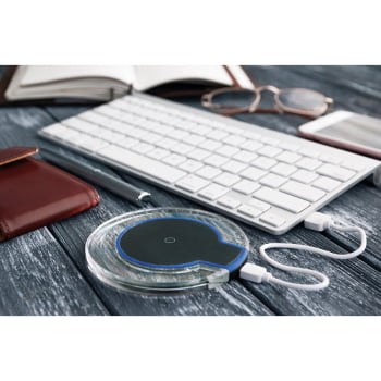 Carregador por Indução Personalizado ABS 5W SP57346 Brinde Personalizado