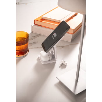 Carregador por Indução Personalizado ABS Sustentável SP97169 Brindes Personalizados