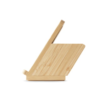 Carregador por Indução Personalizado Bambu Sustentável SP57940 Brindes Personalizados