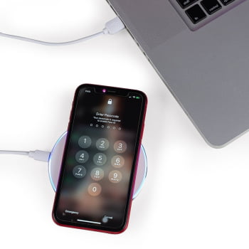 Carregador por Indução Personalizado Plástico X18565 Brindes Personalizados