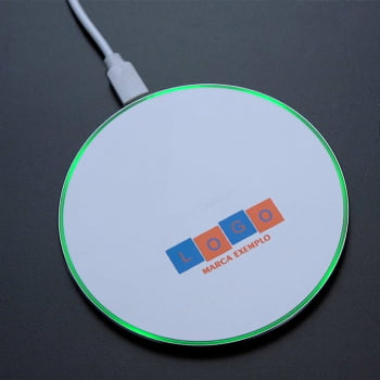 Carregador por Indução Personalizado Plástico X18565 Brindes Personalizados