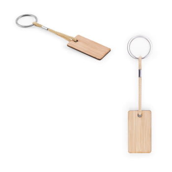 Chaveiro Personalizado Bambu SP95089 Brinde Personalizado