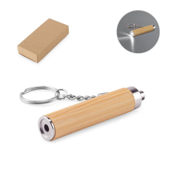 Chaveiro Personalizado Bambu SP95108 Brindes Personalizados