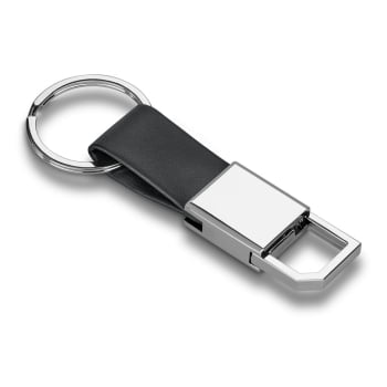 Chaveiro Personalizado Couro Sintético e Metal SP93363  Brinde Personalizado