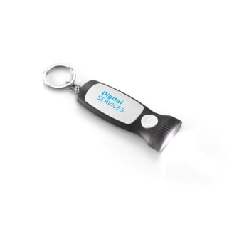 Chaveiro Personalizado Metal SP93360 Lanterna Brinde Personalizado