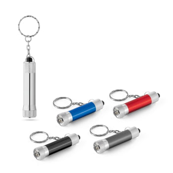 Chaveiro Personalizado Metálico SP93141 Lanterna Brindes Personalizados