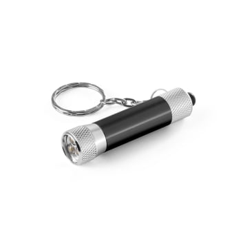 Chaveiro Personalizado Metálico SP93141 Lanterna Brindes Personalizados