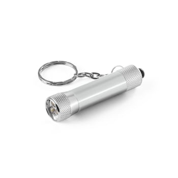 Chaveiro Personalizado Metálico SP93141 Lanterna Brindes Personalizados