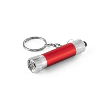 Chaveiro Personalizado Metálico SP93141 Lanterna Brindes Personalizados