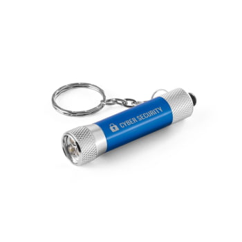 Chaveiro Personalizado Metálico SP93141 Lanterna Brindes Personalizados