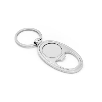 Chaveiro Personalizado Metálico SP93367 Abridor de Garrafas Brinde Personalizado