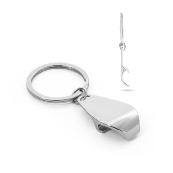 Chaveiro Personalizado Metálico SP93394 Abridor de Garrafas Brindes Personalizados