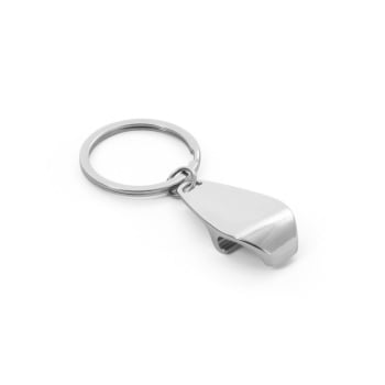 Chaveiro Personalizado Metálico SP93394 Abridor de Garrafas Brindes Personalizados