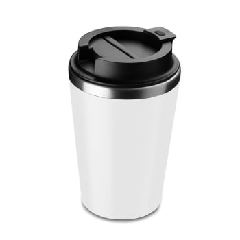 Copo Personalizado Inox Parede Dupla 350ml ASICO9550B Brindes Personalizados