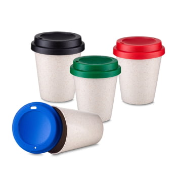 Copo Sustentável Personalizado Fibra de Arroz 350 ML X14498 Brindes Personalizados