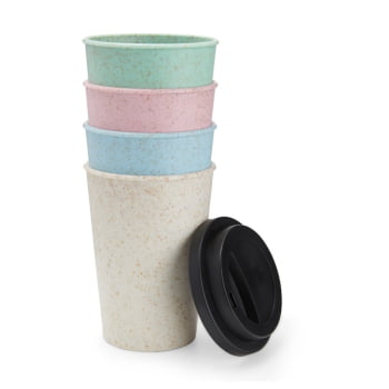 Copo Sustentável Personalizado Fibra de Arroz 450 ML X14916 Brindes Personalizados
