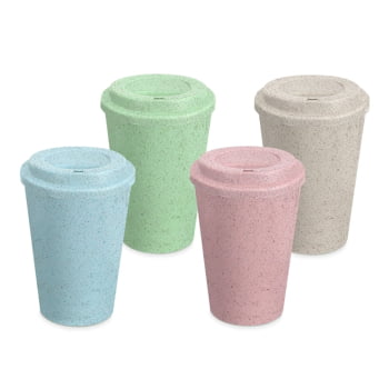 Copo Sustentável Personalizado Fibra de Arroz 450 ML X14916B Brinde Personalizado