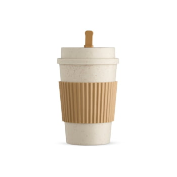 Copo Sustentável Personalizado Fibra de Trigo 450 ML X03699 Brinde Personalizado