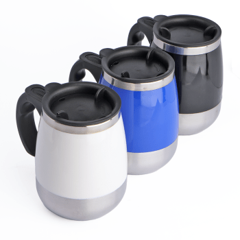 Caneca Mixer Personalizada Aço Inox 400 ML ASICA0180 Brindes Personalizados