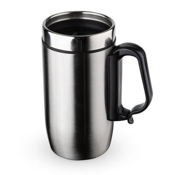 Caneca Personalizada Inox 250 ml com Tampa Brindes Personalizados