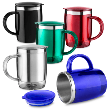 Caneca Personalizada Plástico 400 ML ASICA0150T Brindes Personalizados