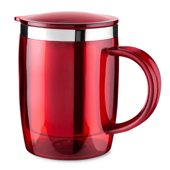 Caneca Personalizada Plástico 400 ML ASICA0150T Brindes Personalizados