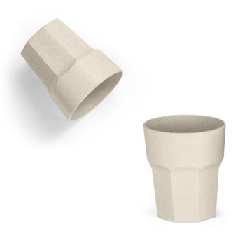 Copo Personalizado Fibra de Arroz 400 ML SP94637 Brindes Personalizados