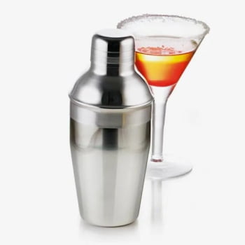Coqueteleira Personalizada Aço Inox 350 ML SMKB-00740 Brinde Personalizado