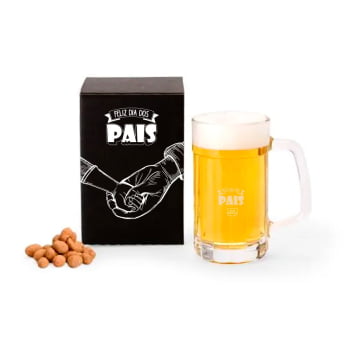 Brinde Presente Dia dos Pais Personalizado Caneca Vidro Americana SMVI-00361-PAI