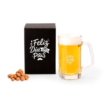 Brinde Presente Dia dos Pais Personalizado Caneca Vidro Americana SMVI-00361-PAI