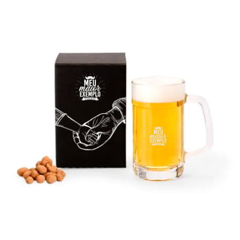 Brinde Presente Dia dos Pais Personalizado Caneca Vidro Americana SMVI-00361-PAI