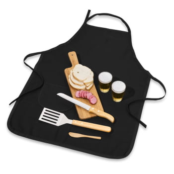 Brinde Presente Dia dos Pais Personalizado Kit Churrasco Avental e Caneca SMKT-90518-PAI