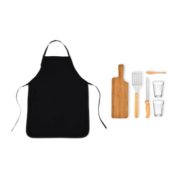 Brinde Presente Dia dos Pais Personalizado Kit Churrasco Avental e Caneca SMKT-90518-PAI
