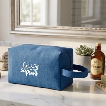 Brinde Presente Dia dos Pais Personalizado Necessaire Personalizada Nylon X18501-PAI Brinde Presente Dia dos Pais Personalizado Necessaire Personalizada Nylon X18501-PAI