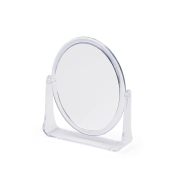 Espelho de Mesa Personalizado Plástico Oval X19098 Brinde Personalizado