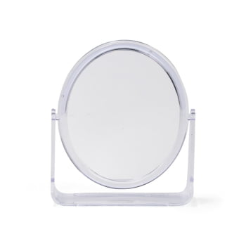 Espelho de Mesa Personalizado Plástico Oval X19098 Brinde Personalizado