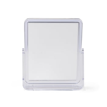 Espelho de Mesa Personalizado Plástico Quadrado X19099 Brindes Personalizados