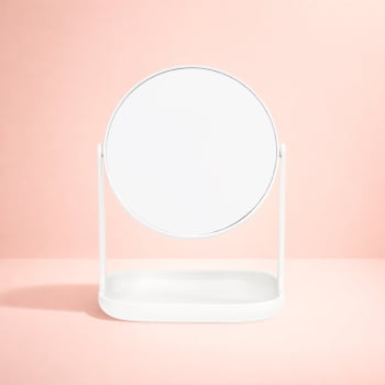 Espelho de Mesa Personalizado Plástico Redonda X19096 Brinde Personalizado